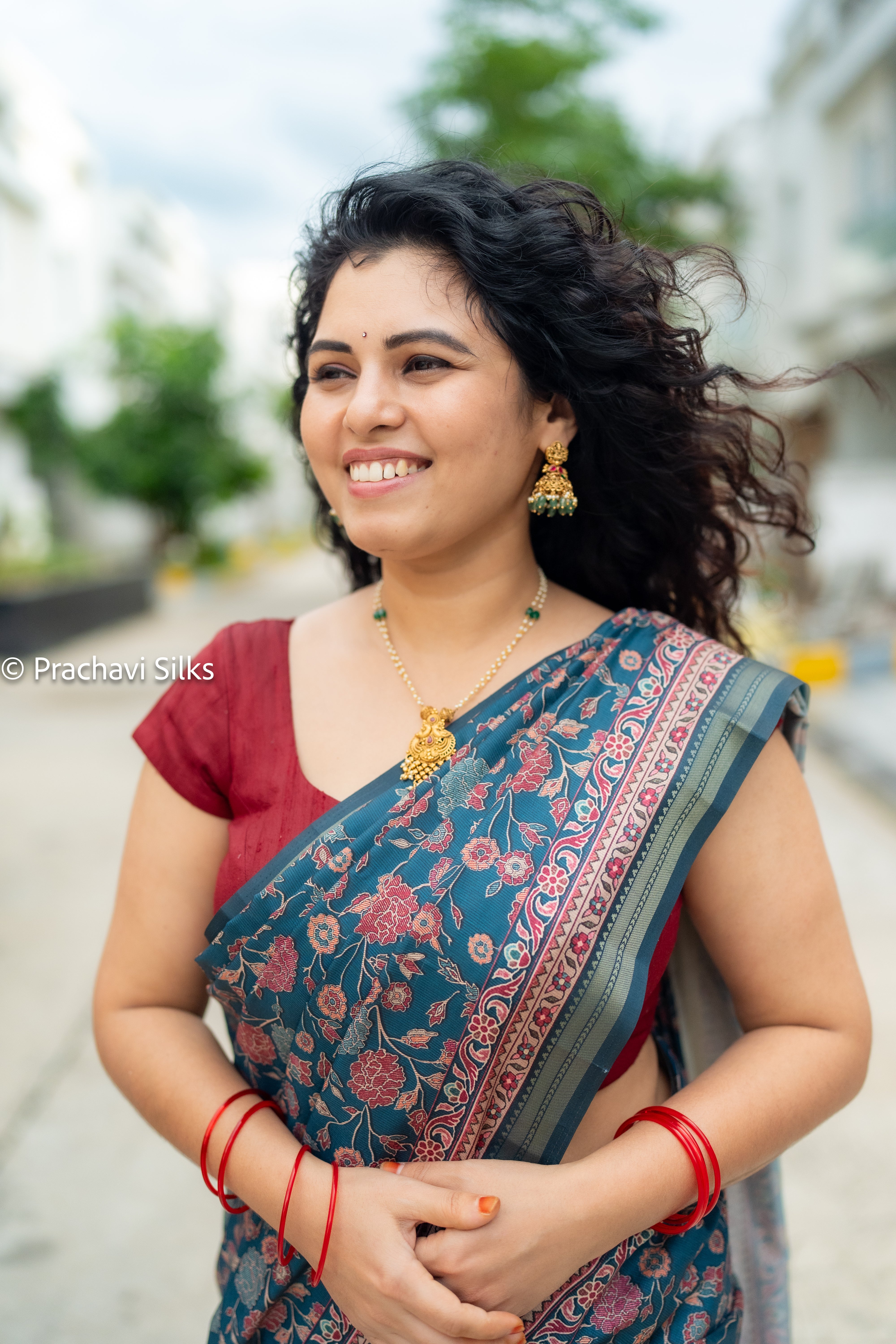 Premium Printed Silk Saree