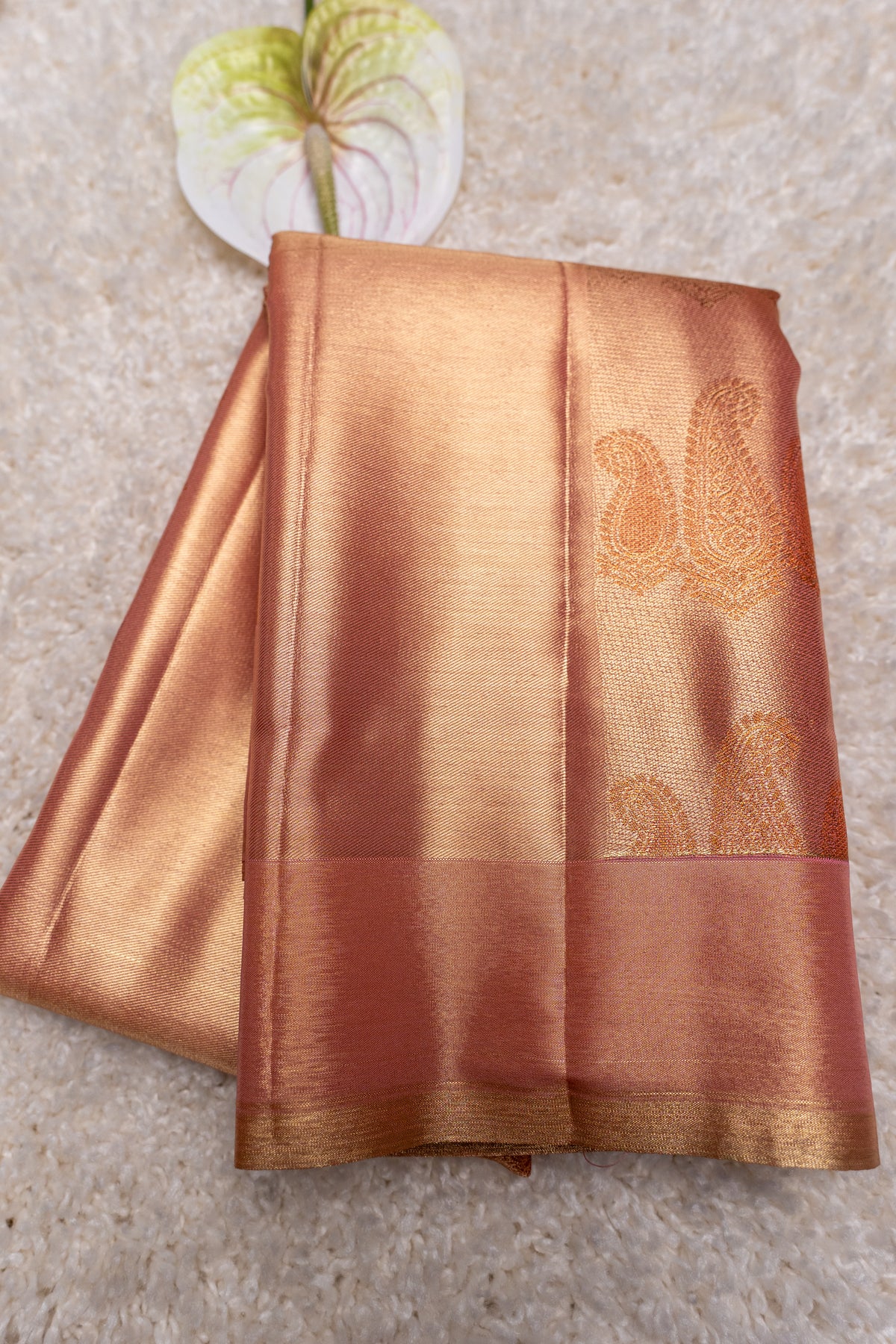 Golden Radiance Tissue Pattu Saree