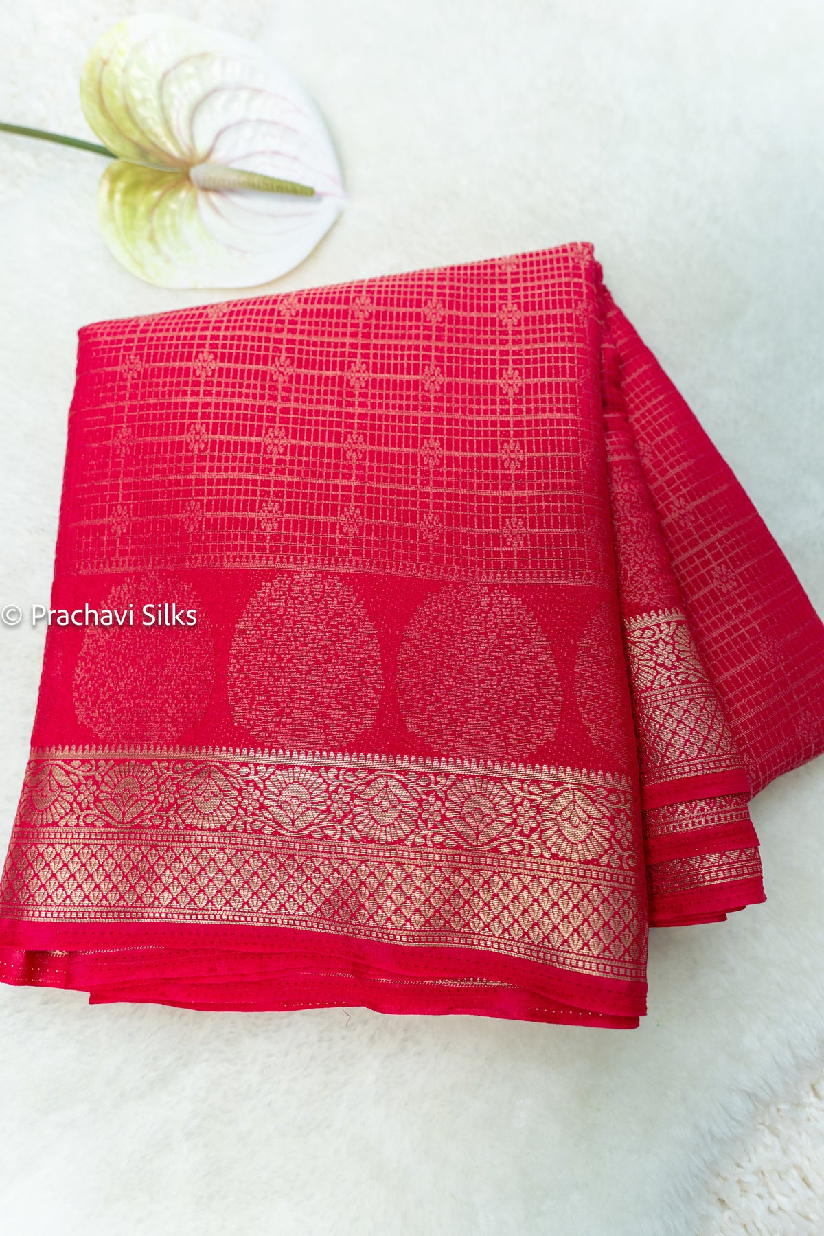 Mysore Crepe Silk Saree – Elegant Zari Collection