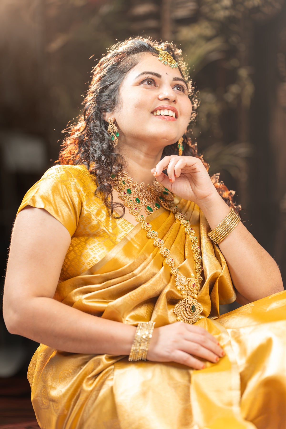 Golden Radiance Tissue Pattu Saree