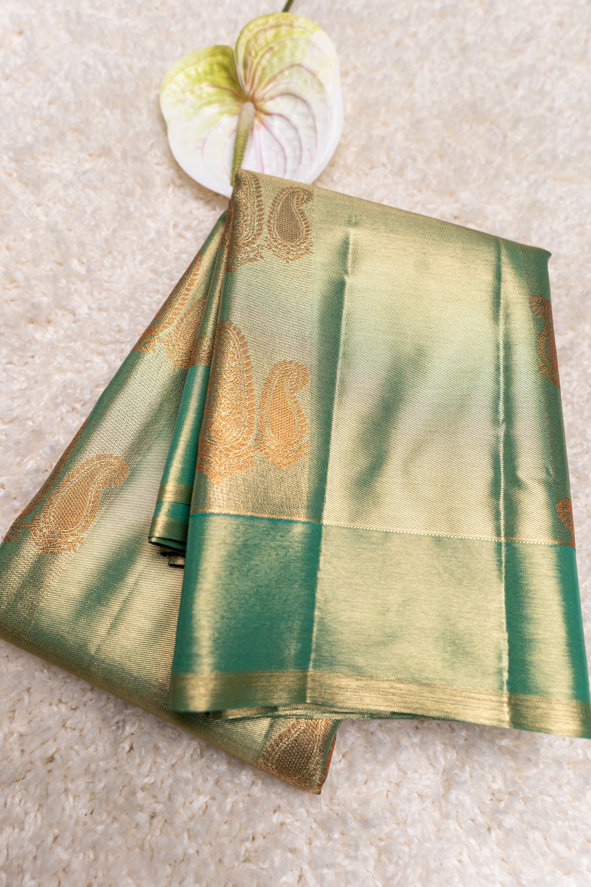 Golden Radiance Tissue Pattu Saree