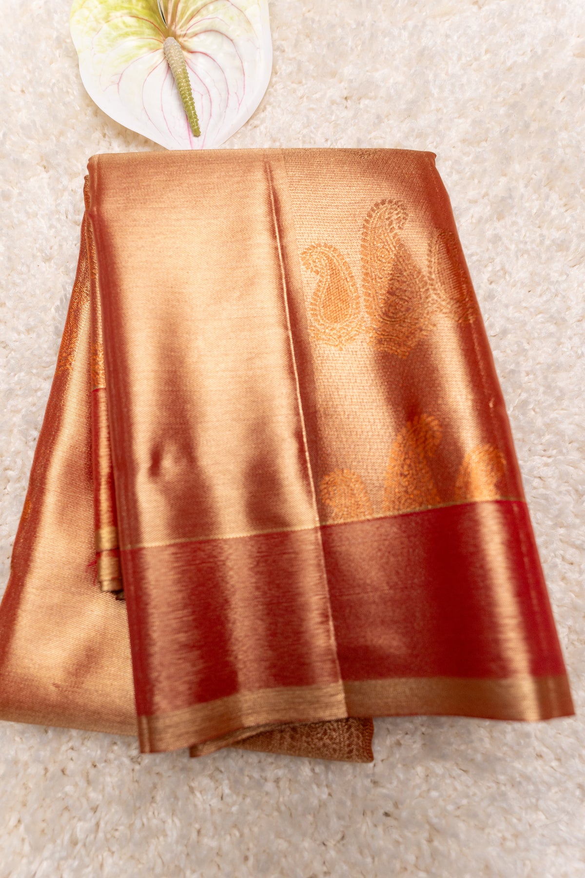 Golden Radiance Tissue Pattu Saree